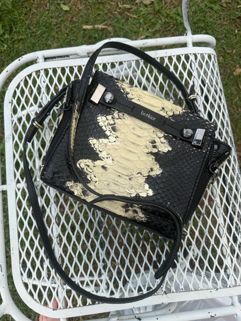 BOTKIER snake skin purse